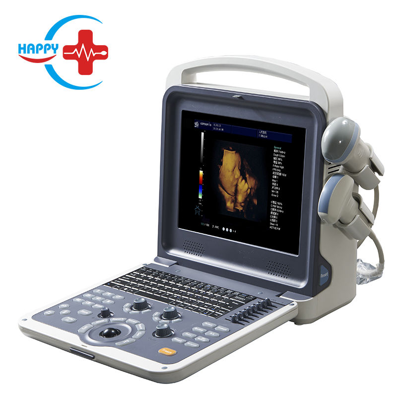 Portable 4D echo color doppler cardiac ultrasound scanner