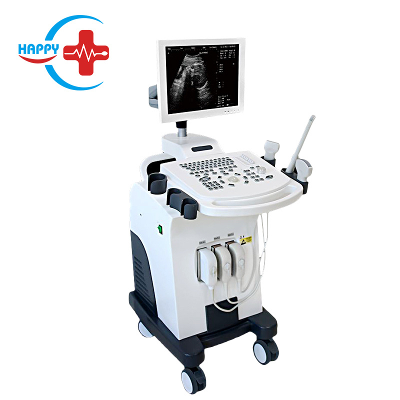 Medical full digital trolley ultrasound scanner
