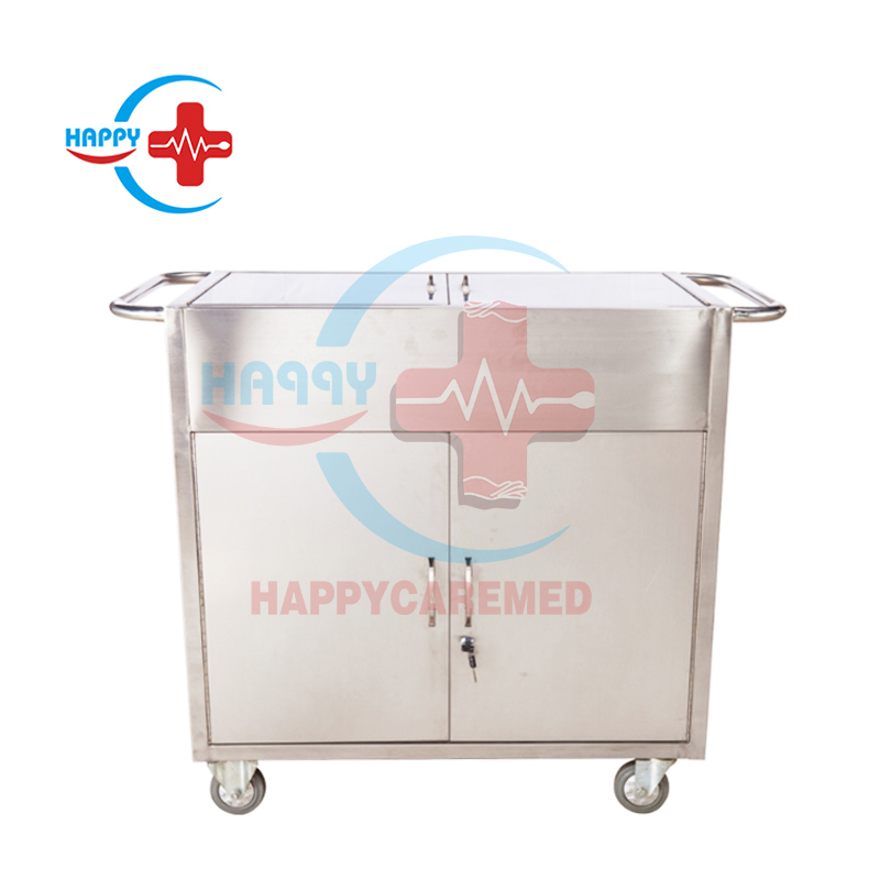 Good quality stainless steel disinfector trolley