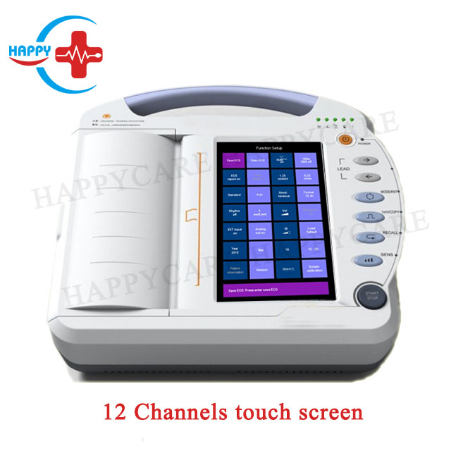 Good Quality 10 Inch touch screen ECG machine (12 channel )