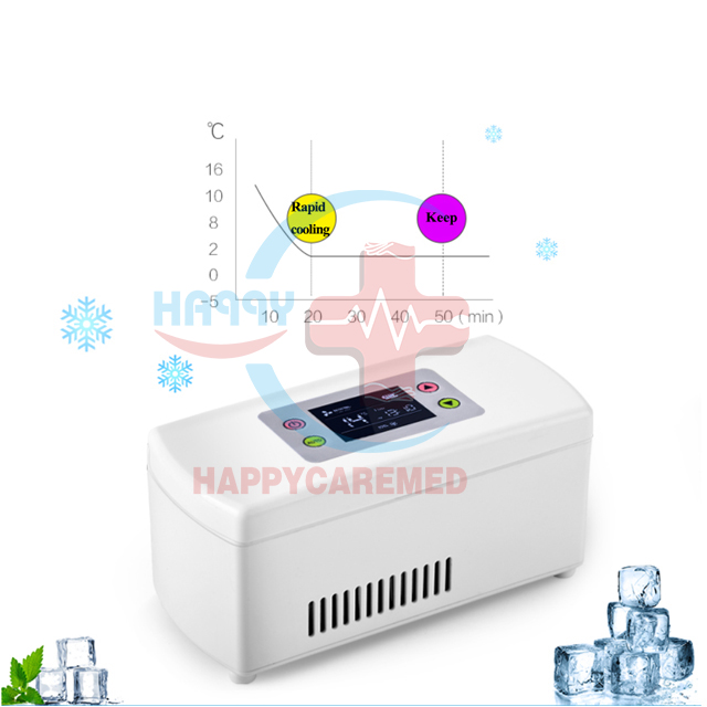 Small portable medical refrigerator in good condition