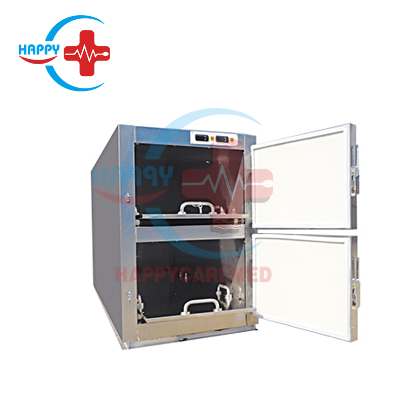 Medical Two bodies mortuary refrigerator morgue freezer