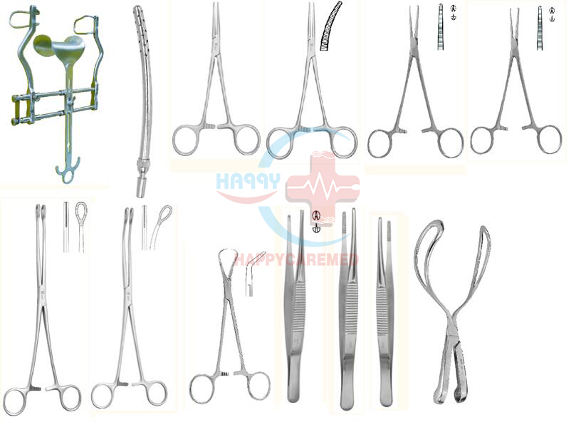 Cheap price caesarean section Instrument set