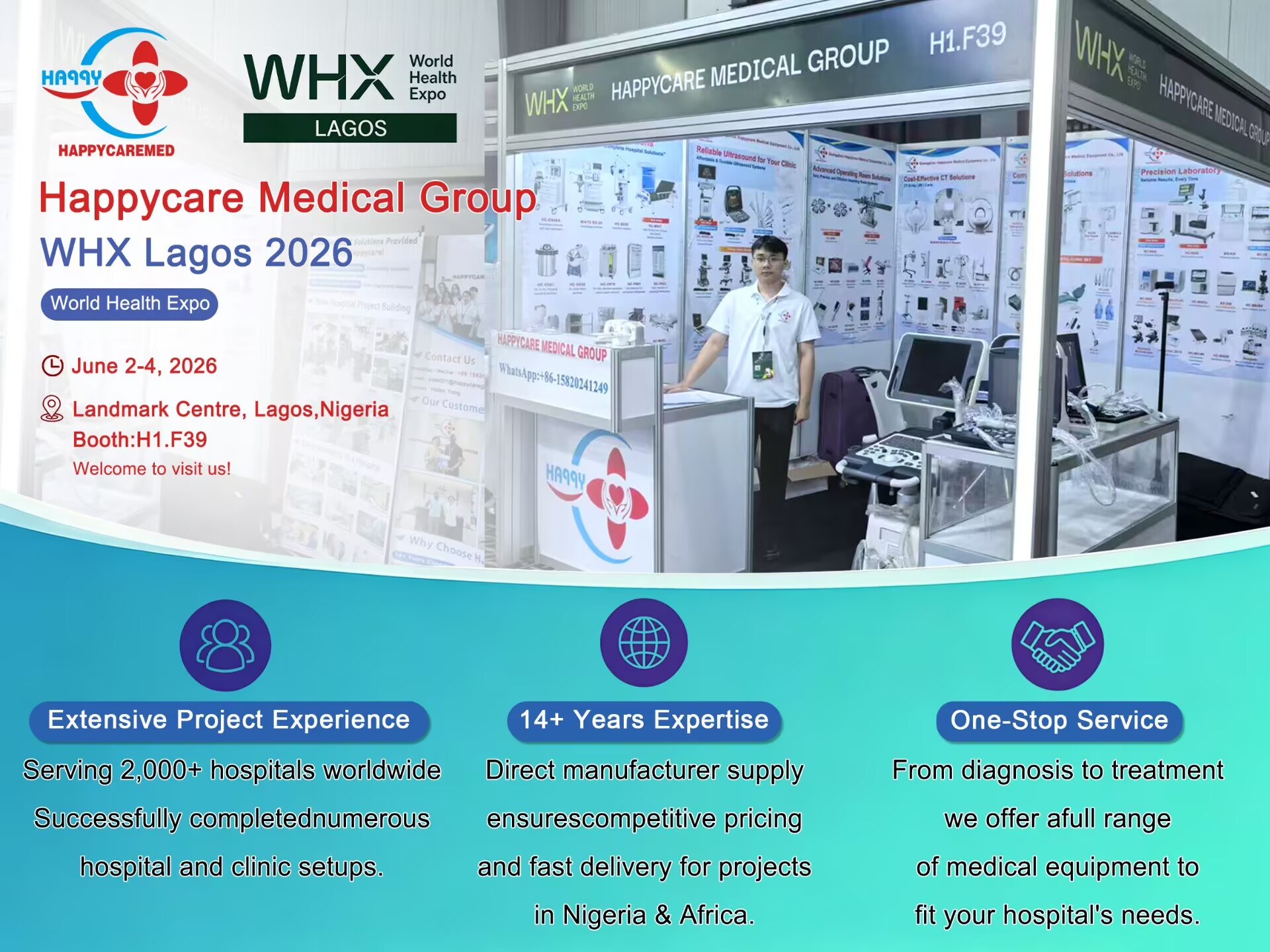 HAPPYCARE MEDICAL GROUP participates in WHX Lagos 2026